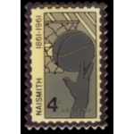 JAMES NAISMITH BASKETBALL PIN STAMP PIN